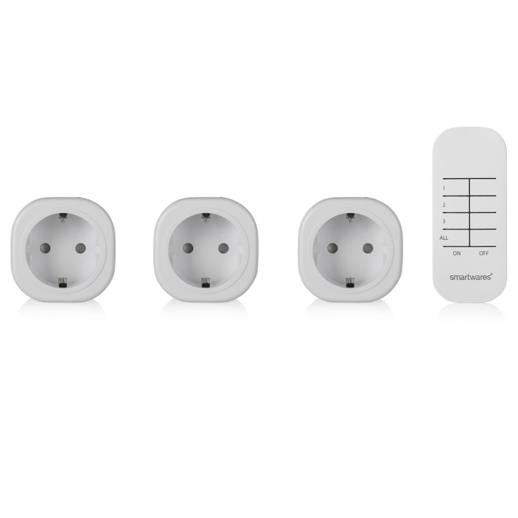 Smartwares mini switch indstillet til inden for 8x5,5x5,5 cm hvid