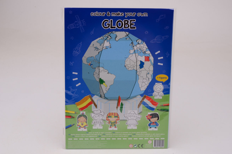 Coloriez et créez votre propre globe