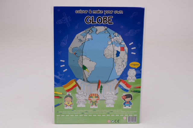 Coloriez et créez votre propre globe