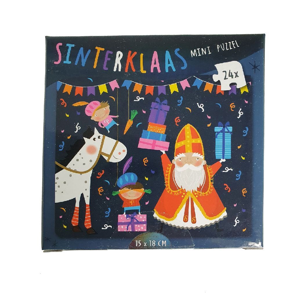 Grundläggande Sinterklaas mini -pussel 24 stycken