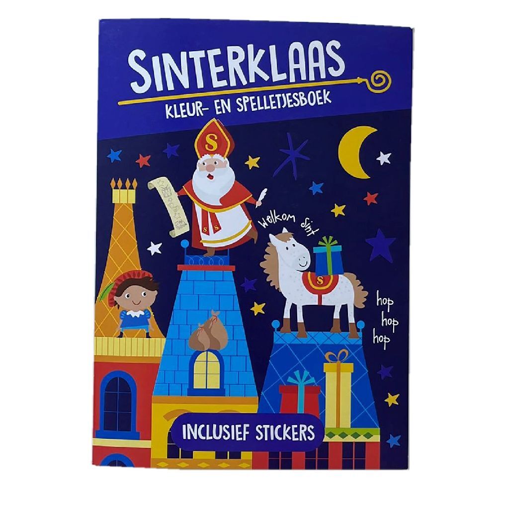 Livre de coloriage et d'activités A4 Sinterklaas
