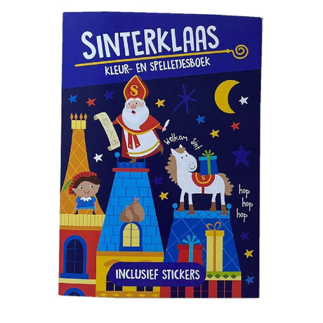 Livre de coloriage et d'activités de base de Sinterklaas
