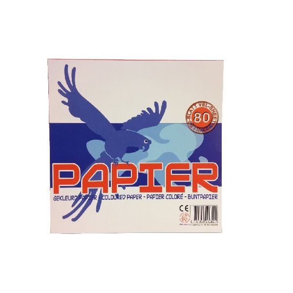 Feuille de base à plier et à dessiner 16x16 de couleur blanche 80 pièces