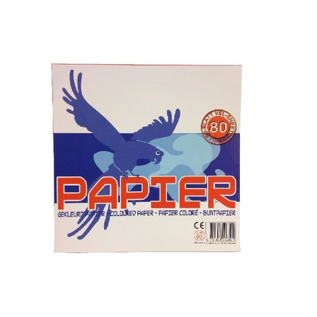 Feuille de base à plier et à dessiner 16x16 de couleur blanche 80 pièces