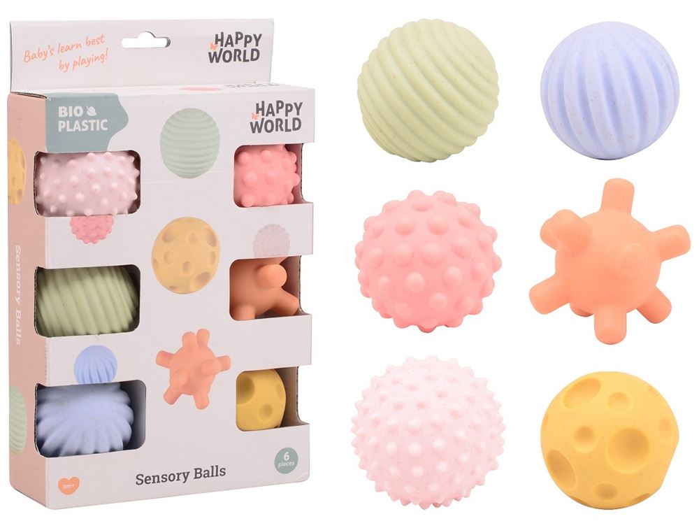 Johntoy Happy World Bio Motor Skills and Sense Balls