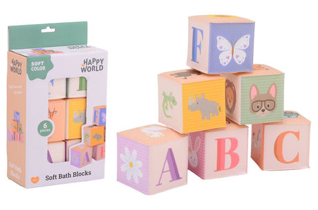 Johntoy John Toy Happy World 6 blocs de bain