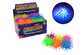 Balle moelleuse Johntoy Spike avec léger, Ø 12 cm