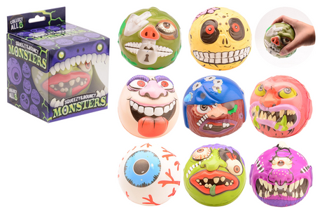Johntoy presse la boule de monstre