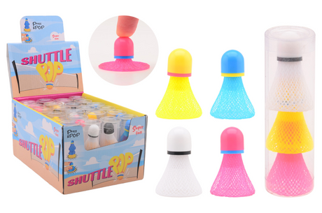 Johntoy ploppers de badminton 3 pièces en tube