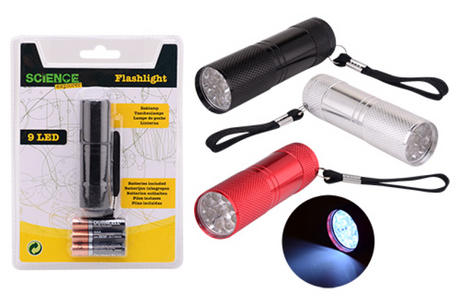 Lampe de poche explorateur scientifique Johntoy
