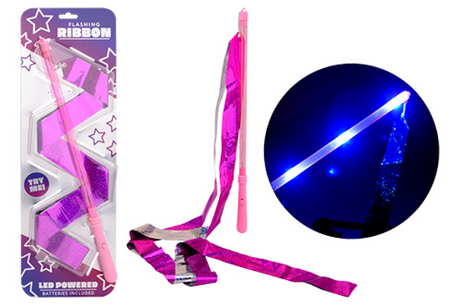 Johntoy glitter lint met licht - speelgoed met led effect.