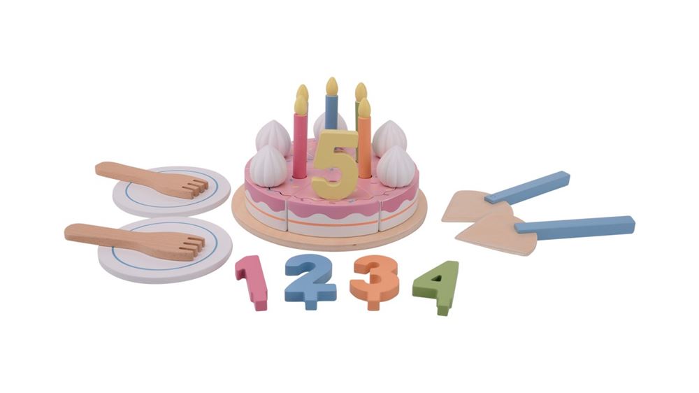 Jeu de gâteau d'anniversaire Joueco