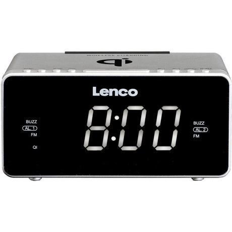 Radio-réveil Lenco cr-550 argent