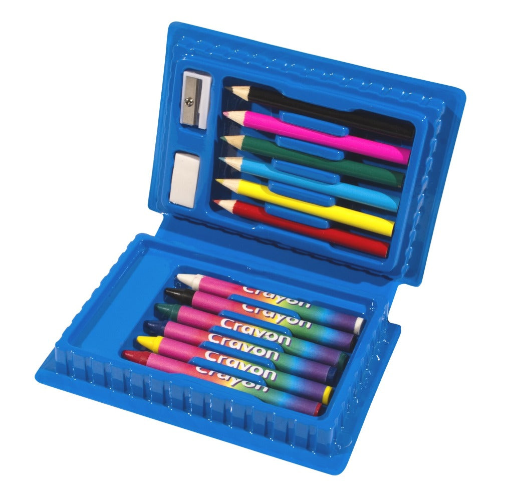 Valise à colorier enfant Clown 14 pièces