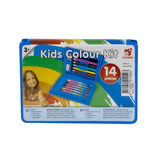 Valise à colorier enfant Clown 14 pièces
