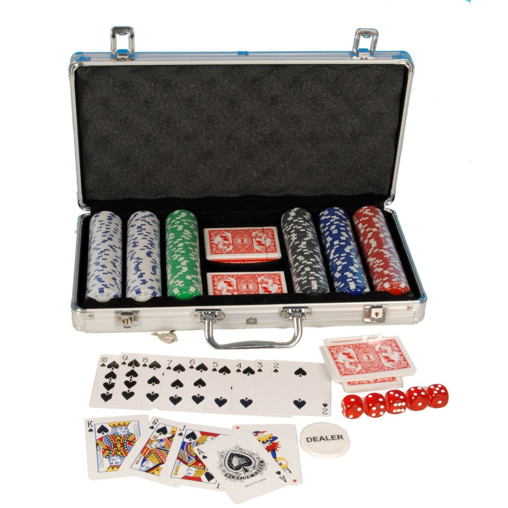 Set de poker de base dans un coffret en aluminium