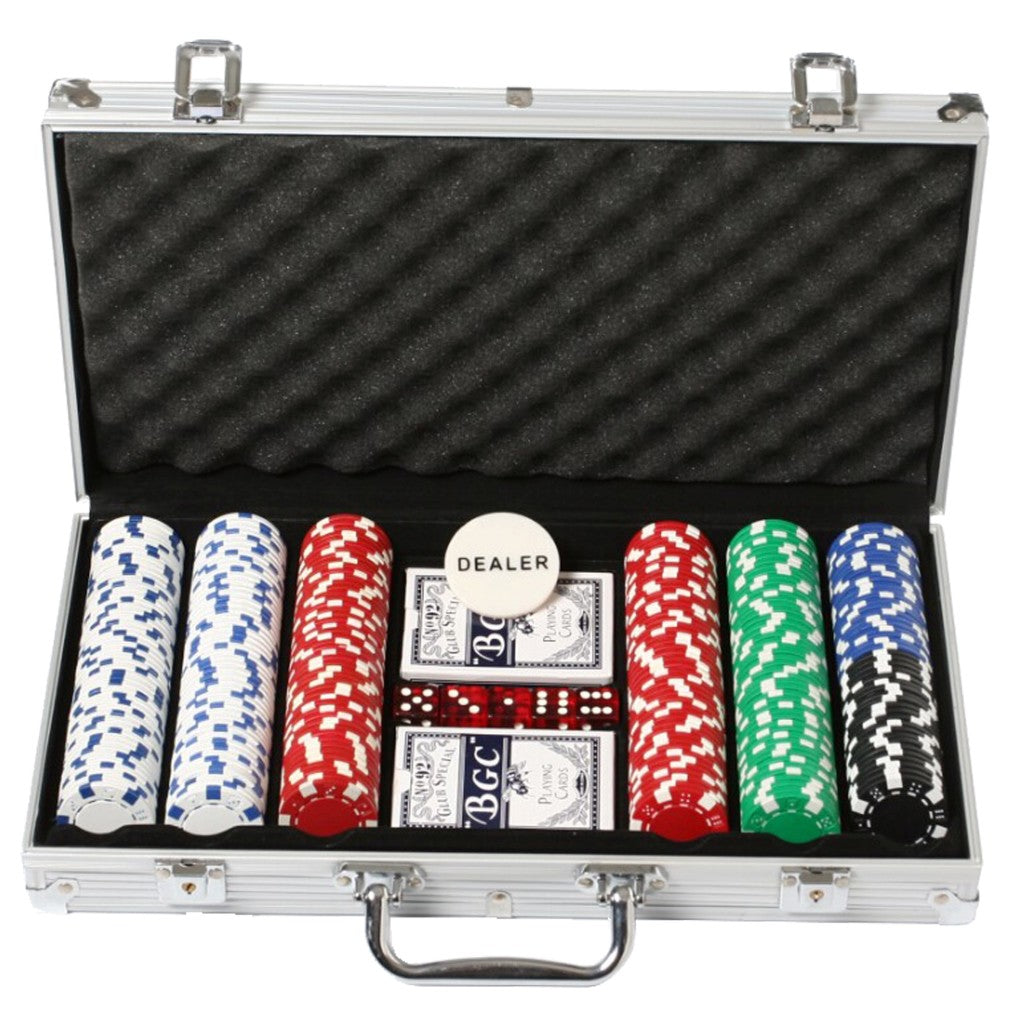 Set de poker de base dans un coffret en aluminium