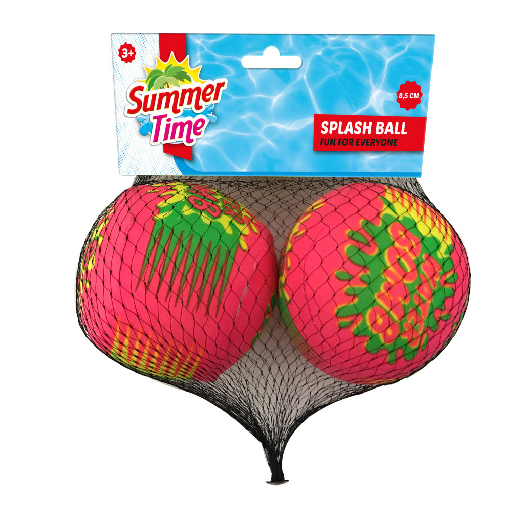 Balles anti-éclaboussures Summertime 8,5 cm 2 pièces