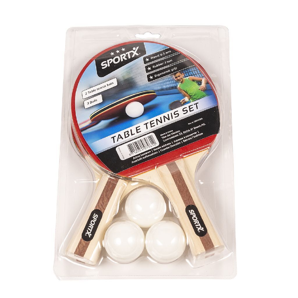 Sportx Table Tennis Set 5 pièces