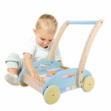 Rubo toys Woezel and Pip baby block cart walker