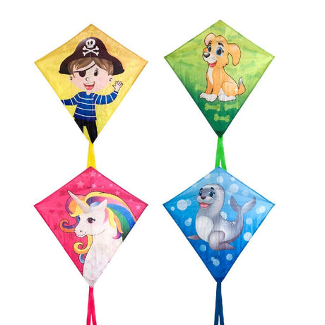 Mini cerf-volant junior Losange 25x25 cm