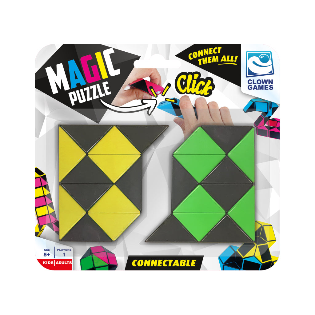 Jeux de clown puzzle magique de clown connectable 2x12