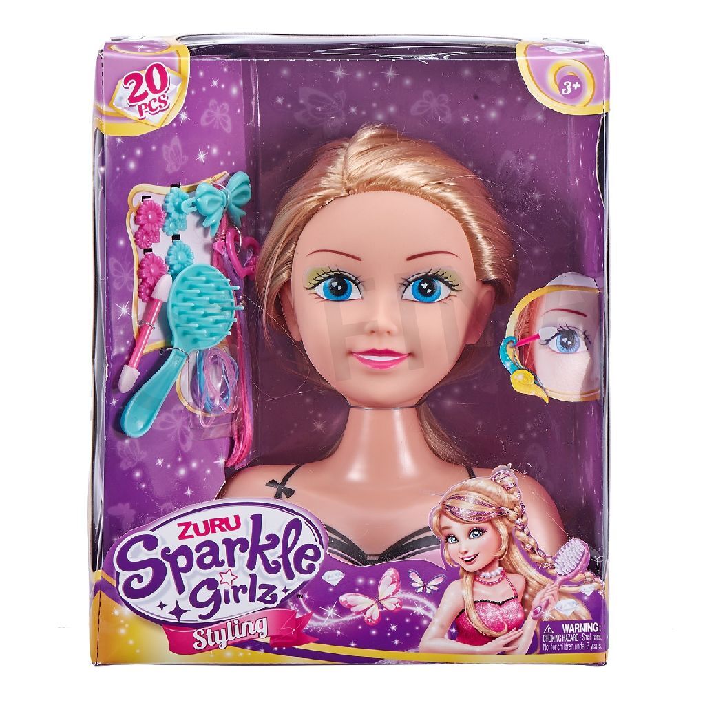 Zuru Sparkle Girlz Kapkop avec accessoires de cheveux