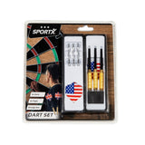 Jeu de fléchettes Sportx dans une boîte de rangement