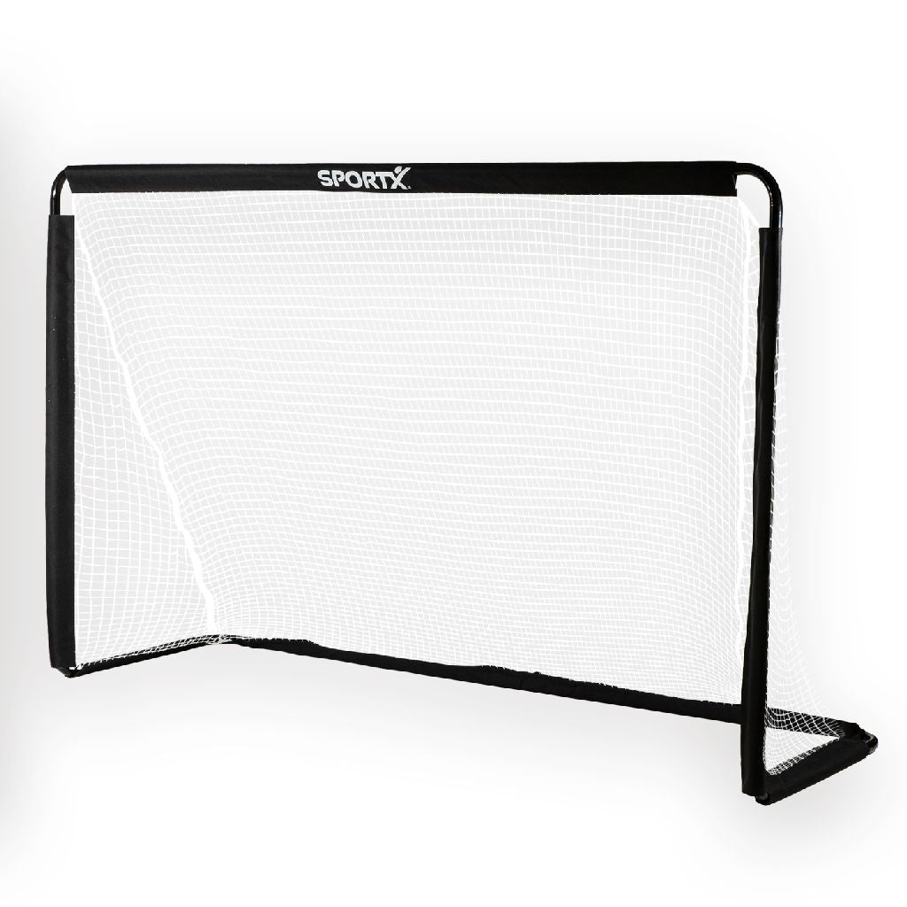 But de football en métal Sportx 182x60x122 cm noir