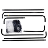 But de football en métal Sportx 182x60x122 cm noir