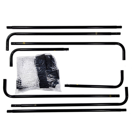 But de football en métal Sportx 182x60x122 cm noir