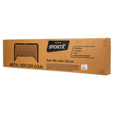 But de football en métal Sportx 182x60x122 cm noir