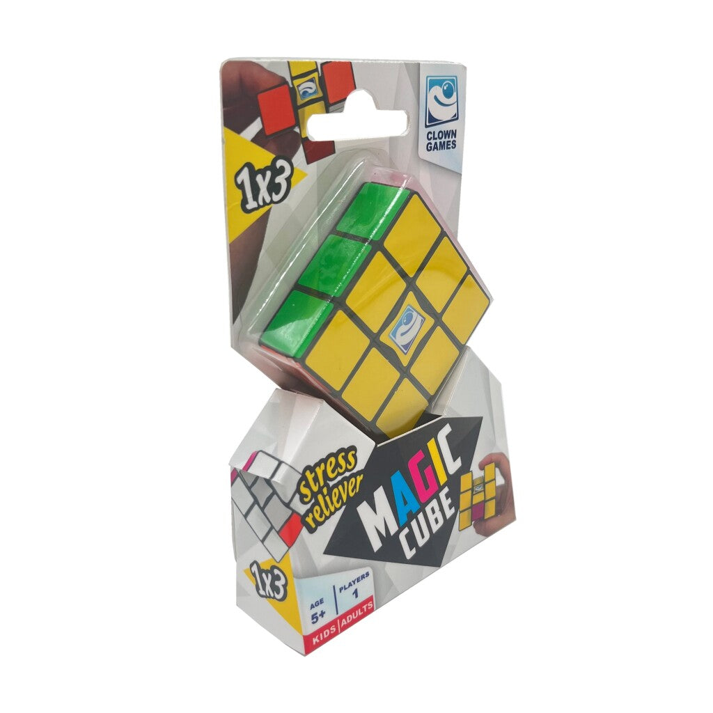 Cube magique de jeux de clown 1x3