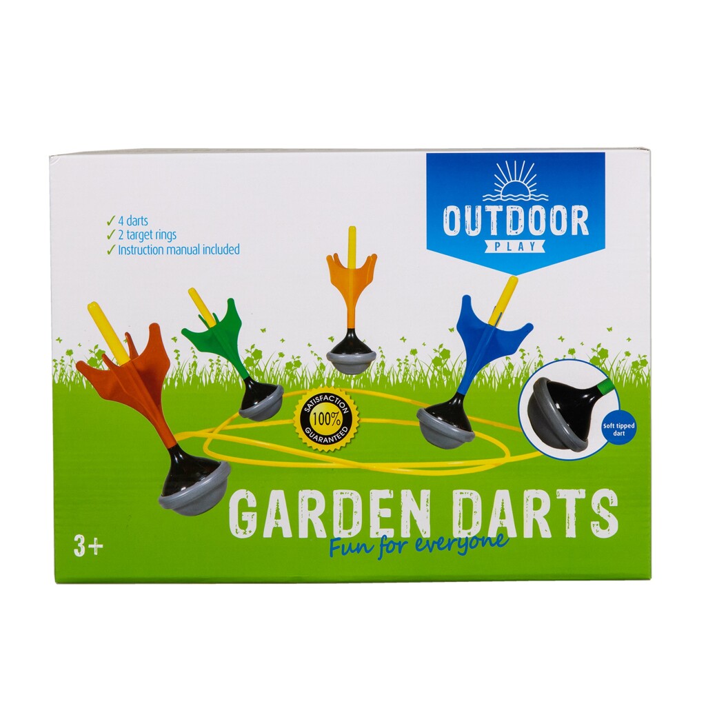 Outdoor play giant garden darts