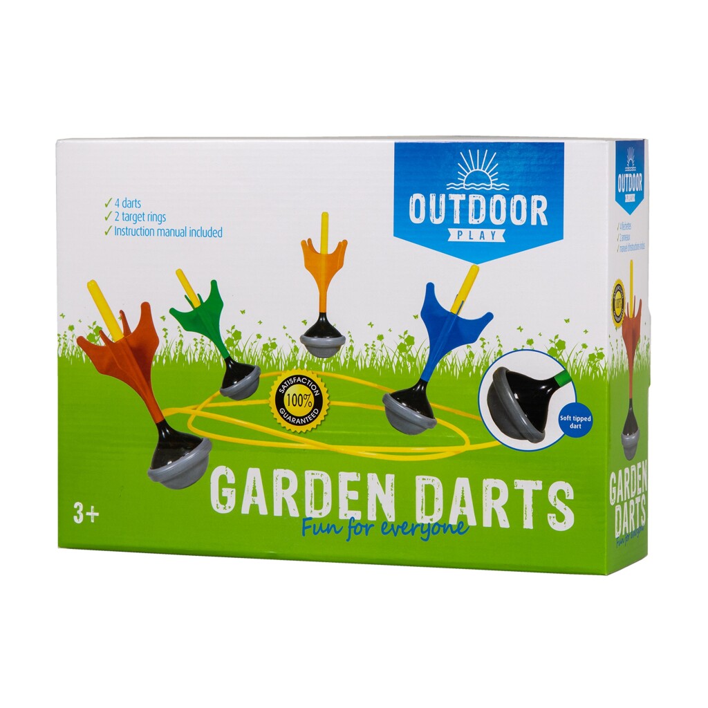 Outdoor play giant garden darts