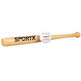 Sportx honkbal knuppel met bal