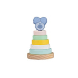 Tour d'empilage pour bébé Rubo Toys Woezel et Pip Woezel, 7 pièces.