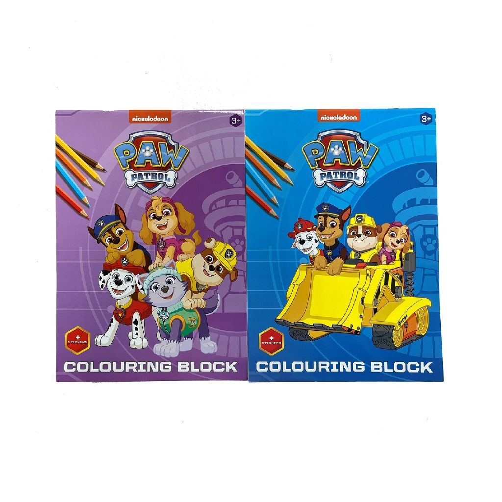 Paw patrol a4 kleurboek + stickers