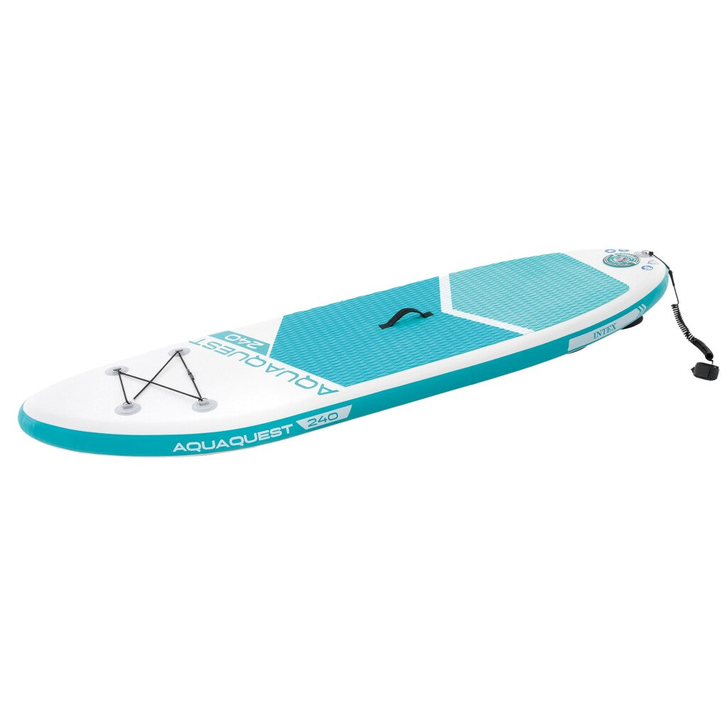 Intex 68241np aquaquest 240 sup board 244x76x13 cm blanc bleu clair
