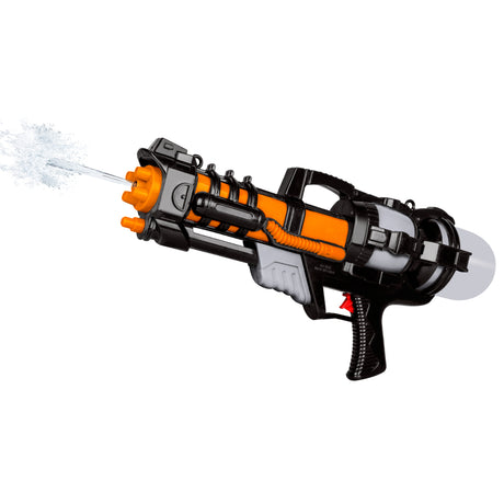 Pistolet à eau Summertime 58 cm orange noir gris