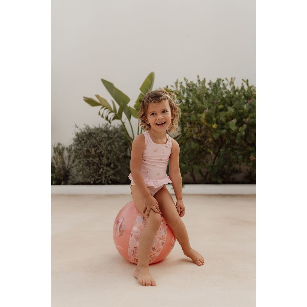 Ballon de plage Little Dutch Ocean Dreams rose, 35 cm