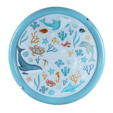 Little Dutch tapis d'arrosage Ocean Dreams bleu 150 cm