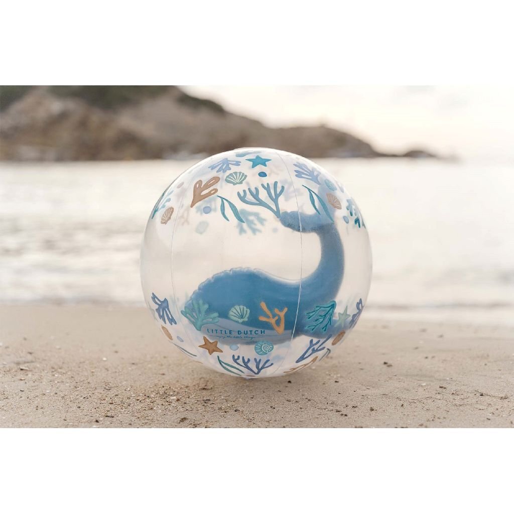 Little Dutch Ocean Dreams 3D Strandball Walvis 35 cm