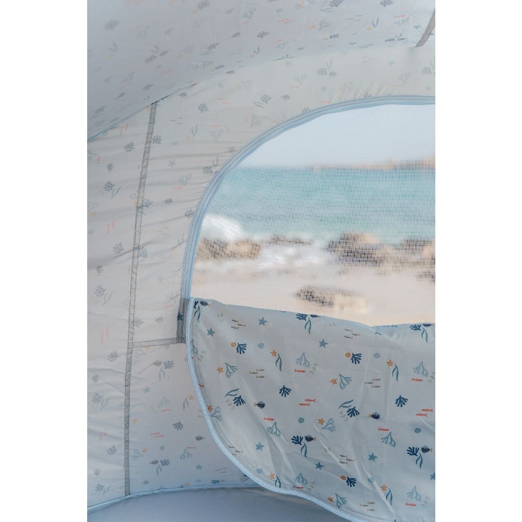 Little dutch ocean dreams pop-up tent 122x110x122 cm blauw