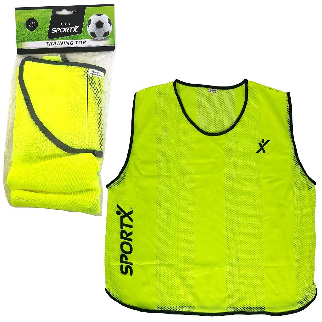 Gilet d'entraînement Sportx m l jaune