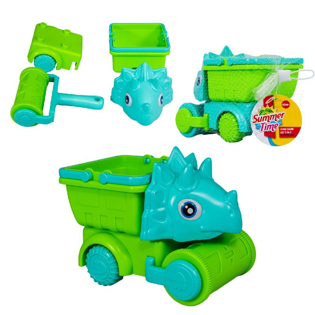 Summertime dino sand set 4in1 différentes couleurs