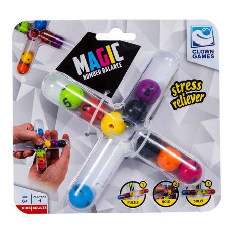 Jeux de clown jeu de puzzle magique de clown jeu d'équilibre des nombres