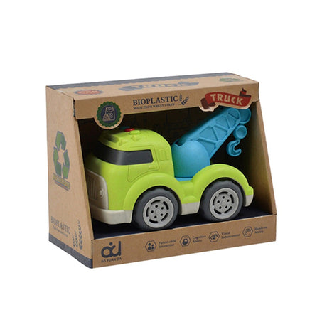 Dépanneuse en bioplastique autres marques 18 cm bleu vert