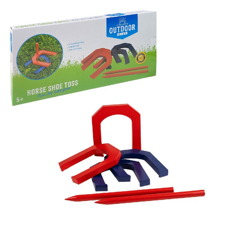 Jeu de fer à cheval en bois en bois