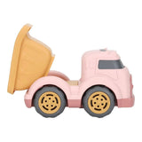 Petit camion benne hollandais 17 cm rose